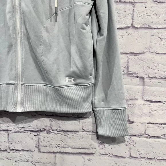 Under Armour Size Medium Dockside Fish Full Zip‎ Jacket Active Comfy Halo Gray - Picture 6 of 13